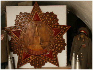 Орден Победы - деревянная звезда, которая украшала кабинет командующего СГВ в Польше
