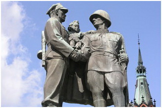 Legnica 1945–1951 памятник Героической Советской Армии от трудящихся Легницы