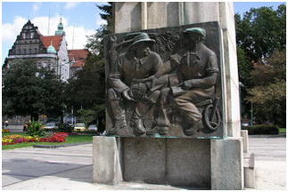 Legnica 1945–1951 памятник Героической Советской Армии от трудящихся города Легницы